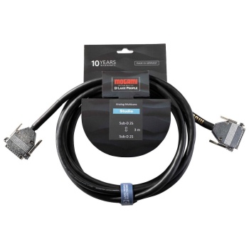 Mogami 12 0043 BO25M25M3 DB25 Ses Sinyal Kablosu (3mt) | Analog Çoklu Kanal Bağlantısı Altın Kaplama